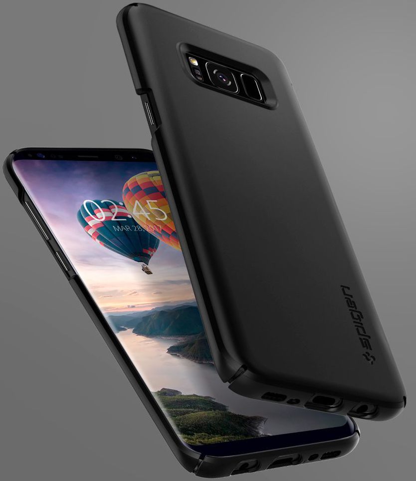 Spigen Thin Fit Case Samsung Galaxy S8 Zwart afbeelding 7