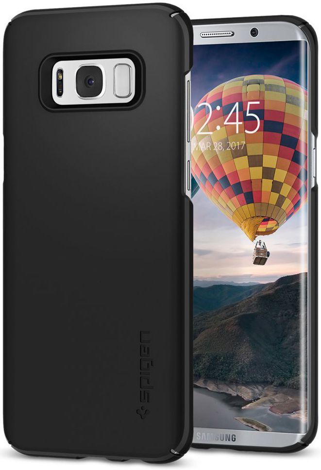 Spigen Thin Fit Case Samsung Galaxy S8 Zwart afbeelding 1