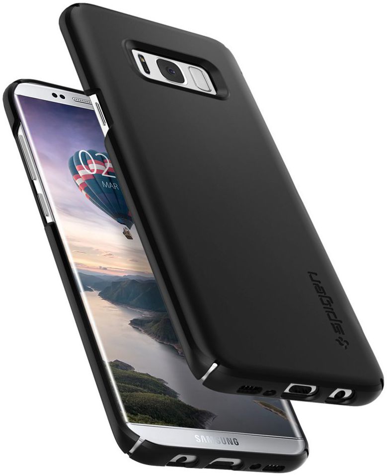 Spigen Thin Fit Case Samsung Galaxy S8 Zwart afbeelding 4