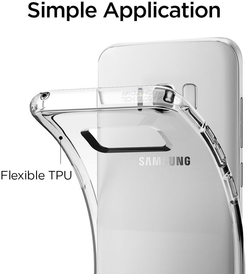 Spigen Liquid Crystal Samsung Galaxy S8 - Clear afbeelding 3