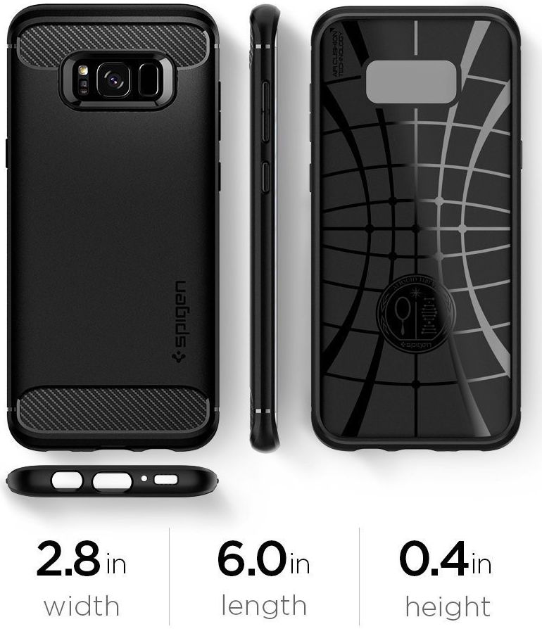 Spigen Rugged Armor Samsung Galaxy S8 Zwart afbeelding 8