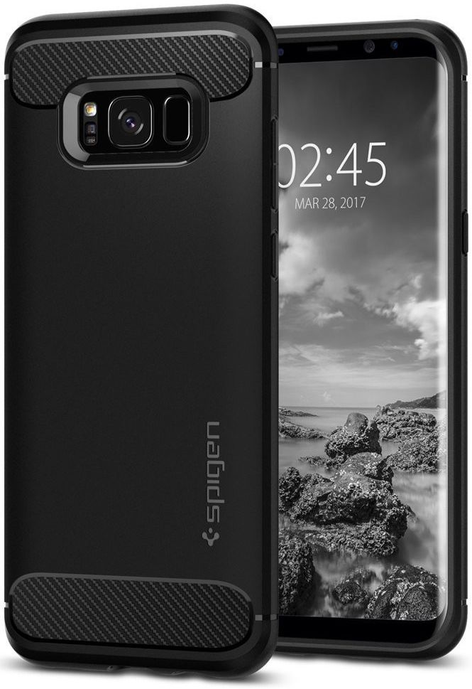 Spigen Rugged Armor Samsung Galaxy S8 Zwart afbeelding 1