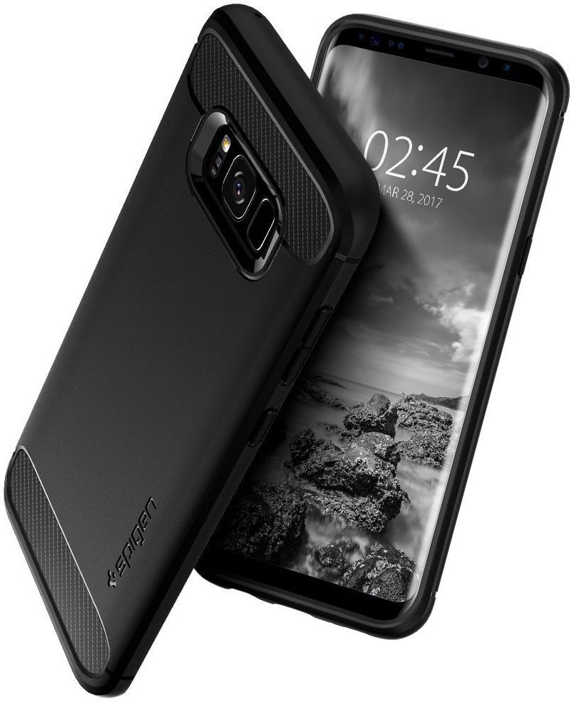 Spigen Rugged Armor Samsung Galaxy S8 Zwart afbeelding 2