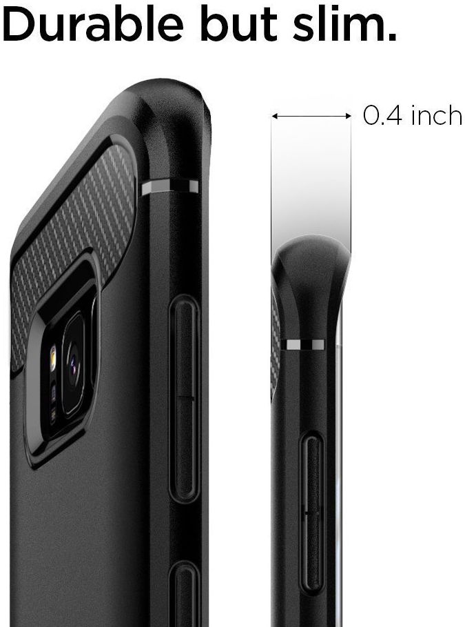 Spigen Rugged Armor Samsung Galaxy S8 Zwart afbeelding 5