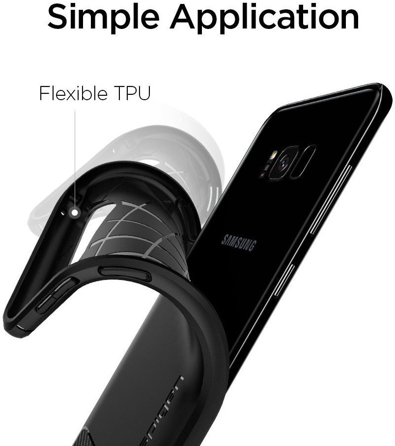 Spigen Rugged Armor Samsung Galaxy S8 Zwart afbeelding 6
