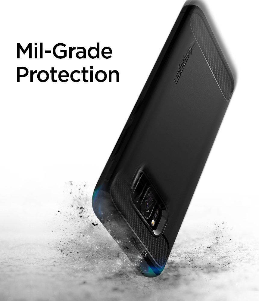 Spigen Rugged Armor Samsung Galaxy S8 Zwart afbeelding 7