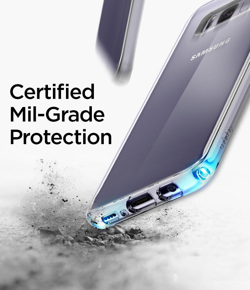Spigen Ultra Hybrid Samsung Galaxy S8 Crystal Clear afbeelding 2