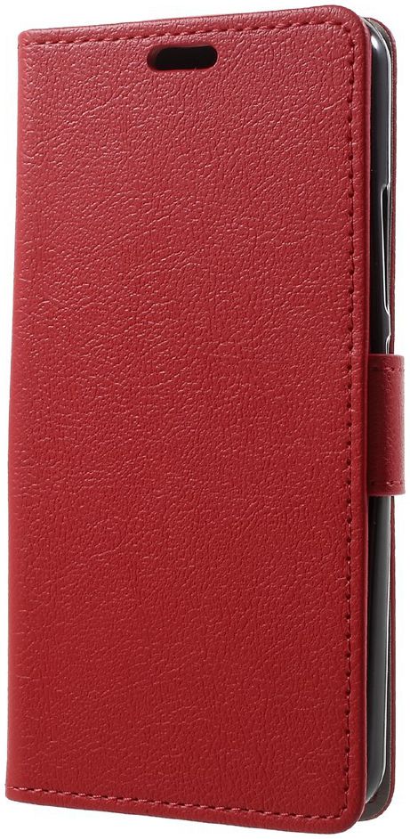 Motorola Moto G5 Hoesje BookCase Met Stand Rood afbeelding 7