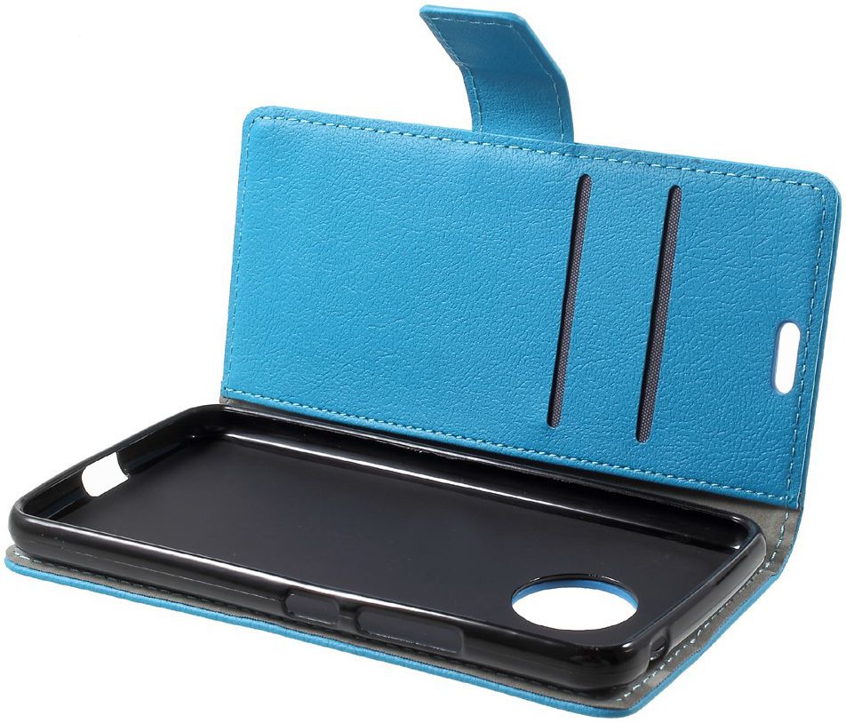 Motorola Moto G5 Hoesje BookCase Met Stand Blauw afbeelding 11