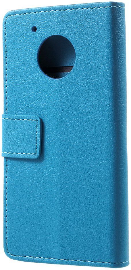 Motorola Moto G5 Hoesje BookCase Met Stand Blauw afbeelding 8
