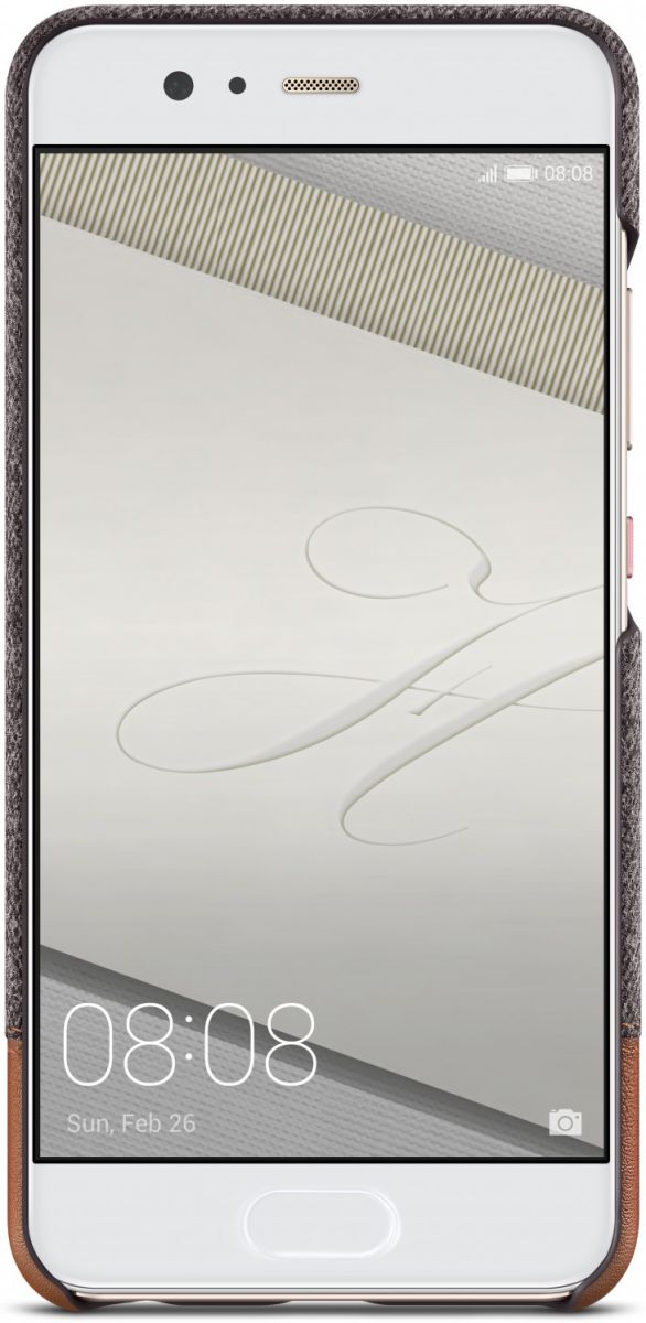 Origineel Huawei P10 Mashup Hoesje Bruin afbeelding 2