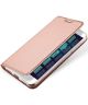 Dux Ducis Huawei P8 Lite (2017) Portemonnee Hoesje Roze Goud