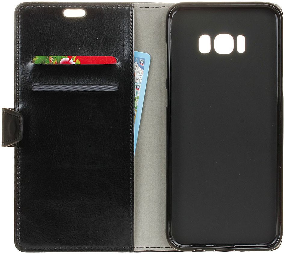 Samsung Galaxy S8 Portemonnee Hoesje Zwart afbeelding 12