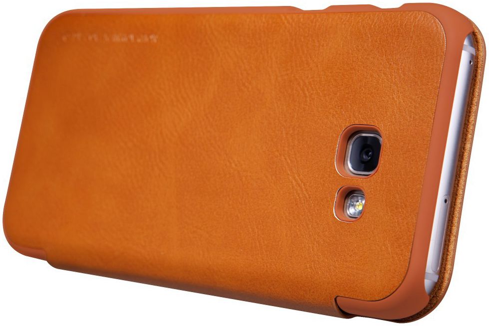Nillkin Qin Book Case Samsung Galaxy A5 (2017) Bruin afbeelding 4