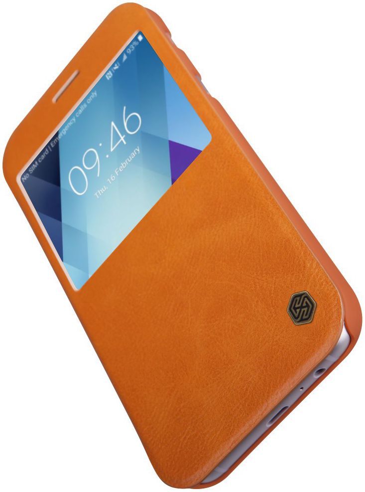 Nillkin Qin Book Case Samsung Galaxy A5 (2017) Bruin afbeelding 5
