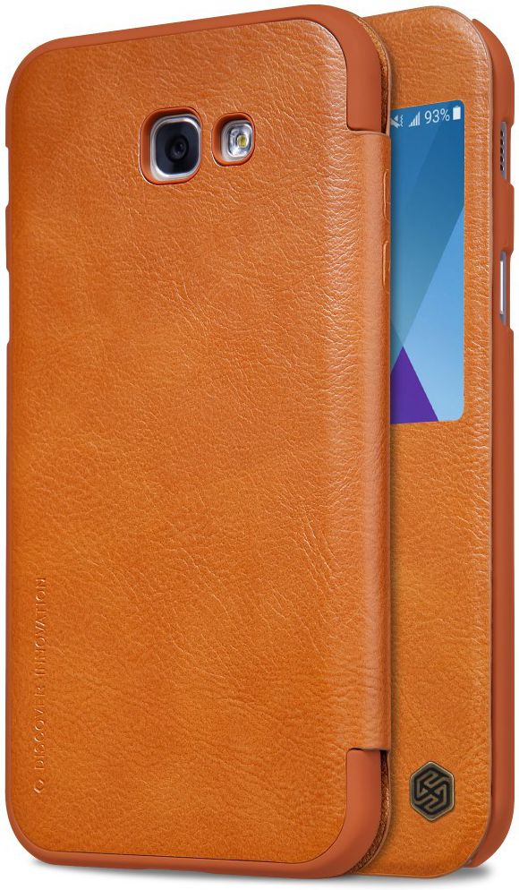 Nillkin Qin Book Case Samsung Galaxy A5 (2017) Bruin afbeelding 6