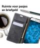Huawei P8 Lite (2017) Vintage Portemonnee Hoesje Zwart