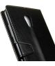 Lenovo P2 Portemonnee Hoesje met Standaard Zwart
