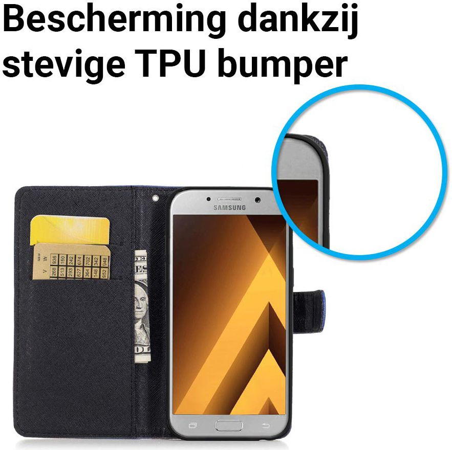 Samsung Galaxy A3 (2017) Portemonnee Hoesje Dandillion afbeelding 4