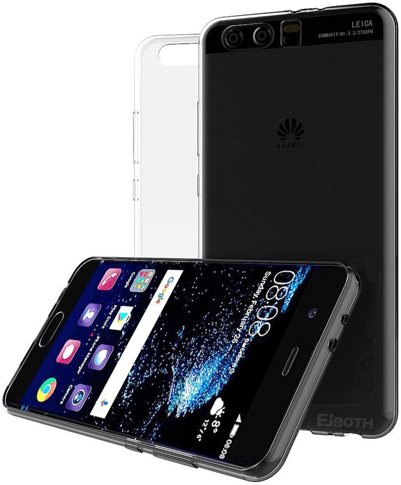 Huawei P10 Plus Hoesje Dun TPU Transparant afbeelding 2