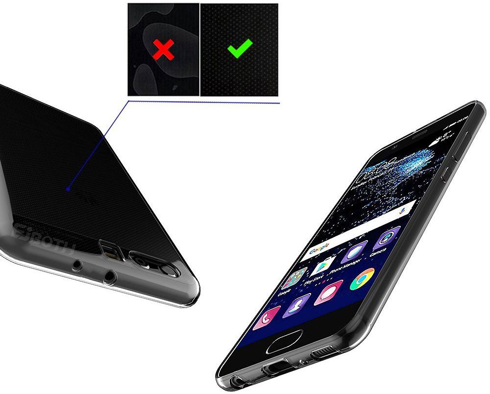 Huawei P10 Plus Hoesje Dun TPU Transparant afbeelding 4