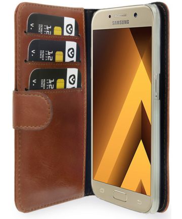 Identiteit haspel laser Valenta Classic Luxe Samsung Galaxy A5 2017 Hoesje Leer Bookcase Bruin |  GSMpunt.nl