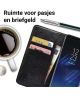 Rosso Samsung Galaxy S8 Hoesje Premium Book Cover Zwart