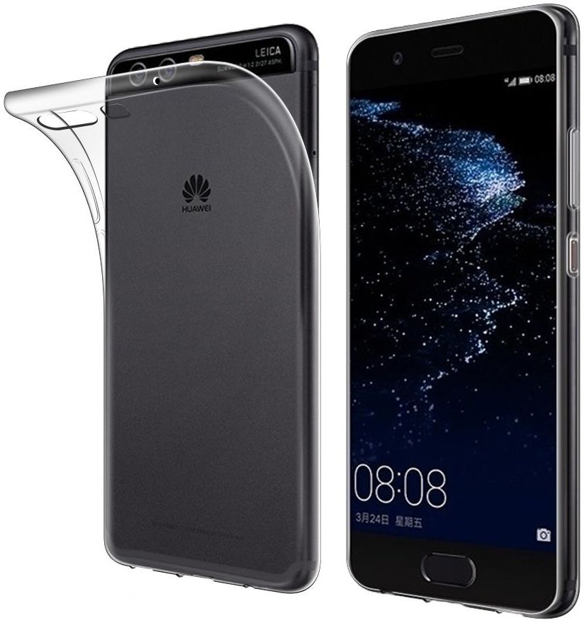 Huawei P10 Lite Hoesje Dun TPU Transparant afbeelding 1