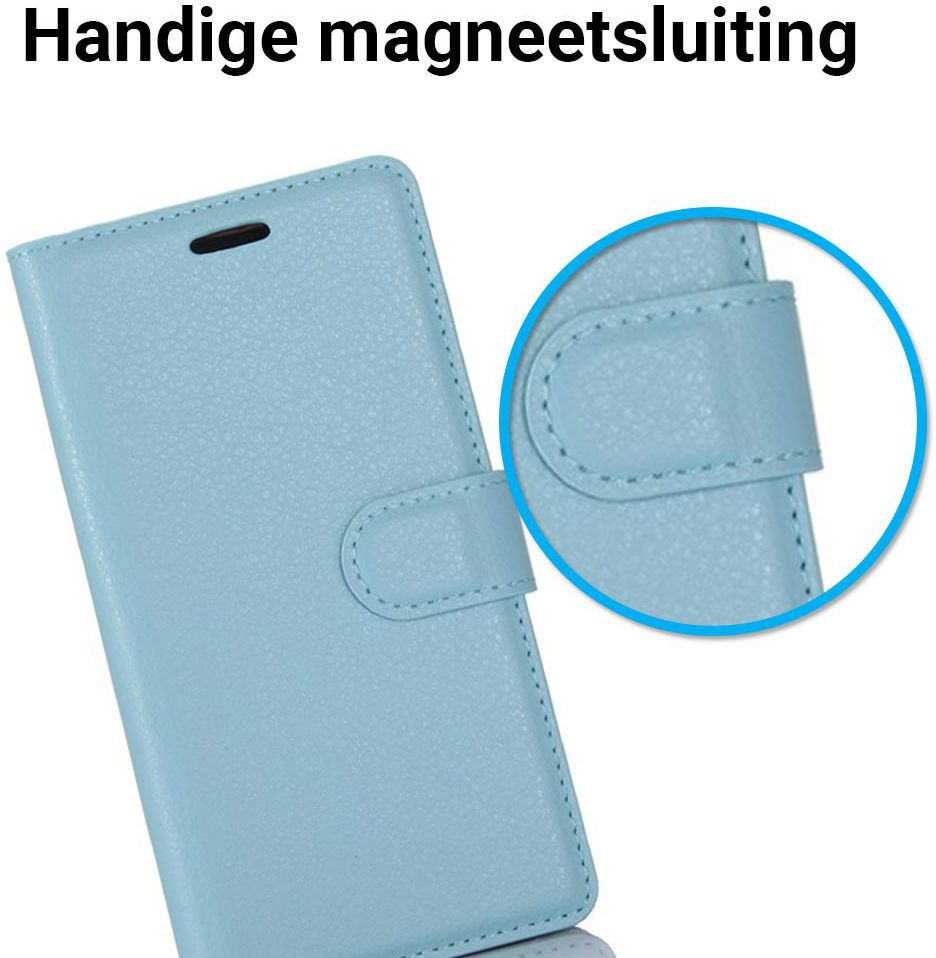 Samsung Galaxy S8 hoesje met kaarthouder Blauw afbeelding 6