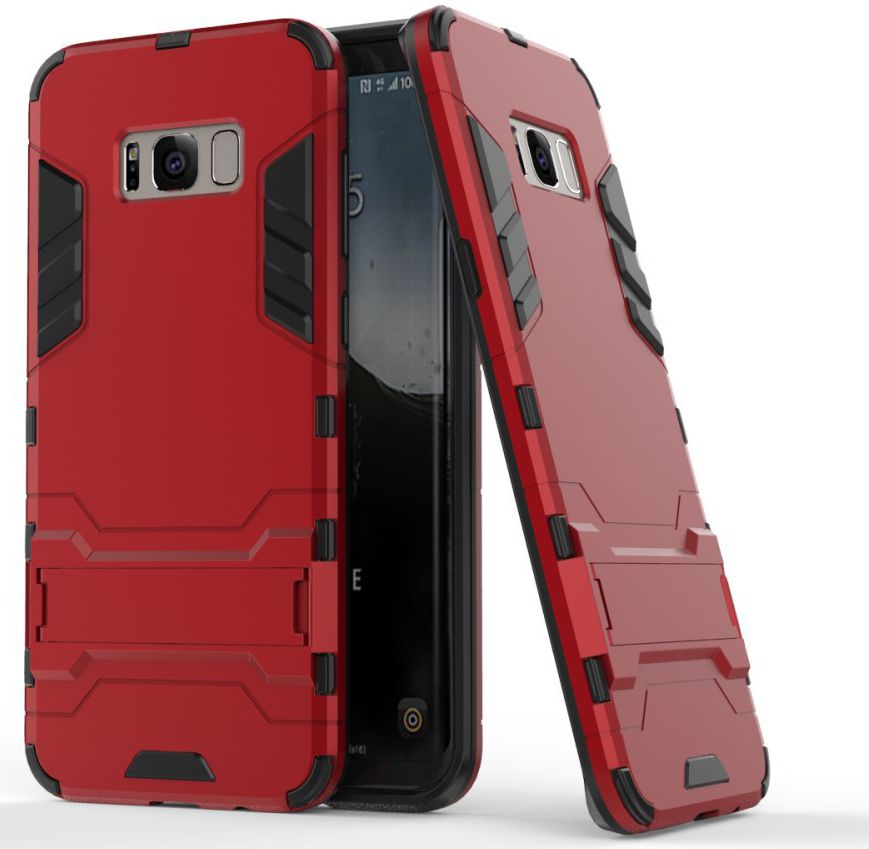 Hybride Samsung Galaxy S8 Hoesje Rood afbeelding 2