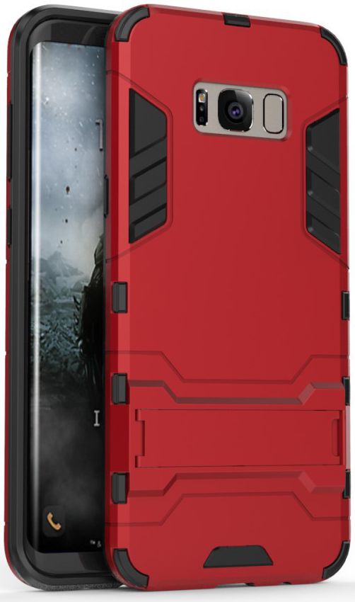 Hybride Samsung Galaxy S8 Hoesje Rood afbeelding 1