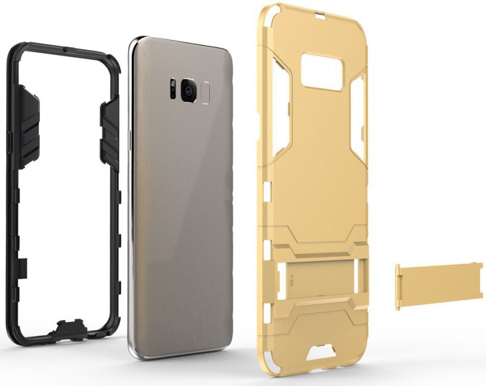 Hybride Samsung Galaxy S8 Hoesje Rood afbeelding 3