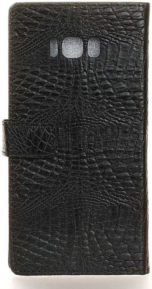Samsung Galaxy S8 Krokodil Flipcase Zwart afbeelding 11
