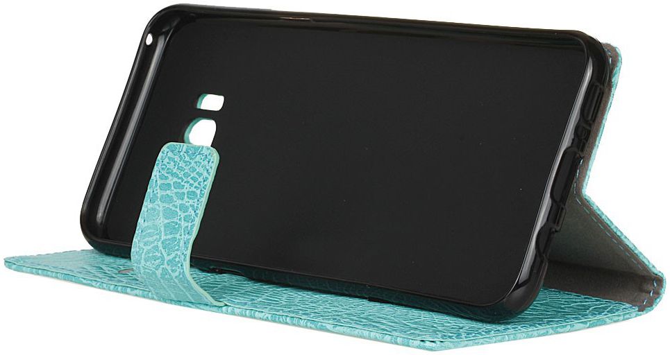 Samsung Galaxy S8 Krokodil Flipcase Blauw afbeelding 8