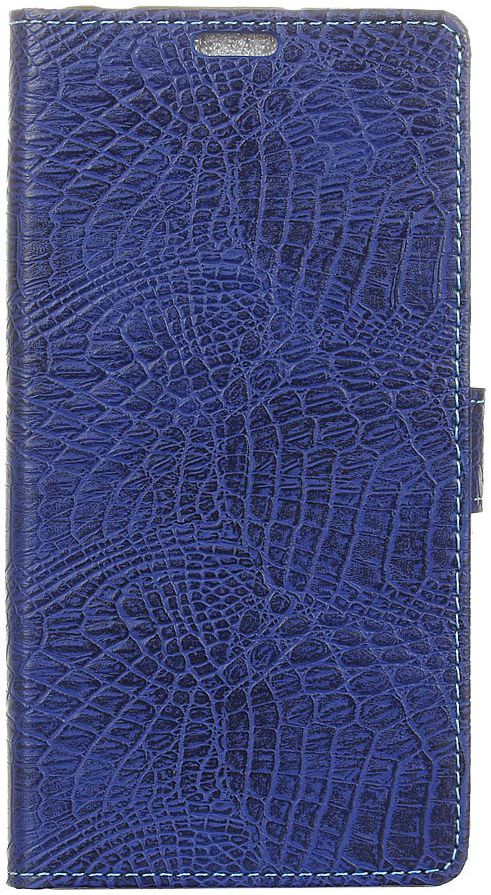 Samsung Galaxy S8 Krokodil Flipcase Donker Blauw afbeelding 3