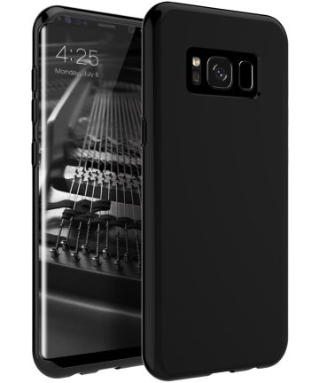 Samsung Galaxy S8 TPU Back Cover Zwart Hoesjes