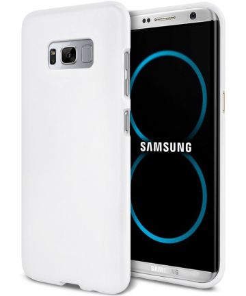 Samsung Galaxy S8 TPU Back Cover Wit Hoesjes