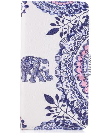 Samsung Galaxy S8 Portemonnee Print Hoesje Elephant Hoesjes