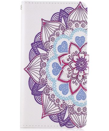 Samsung Galaxy S8 Portemonnee Print Hoesje Henna Flower Hoesjes