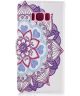 Samsung Galaxy S8 Portemonnee Print Hoesje Henna Flower