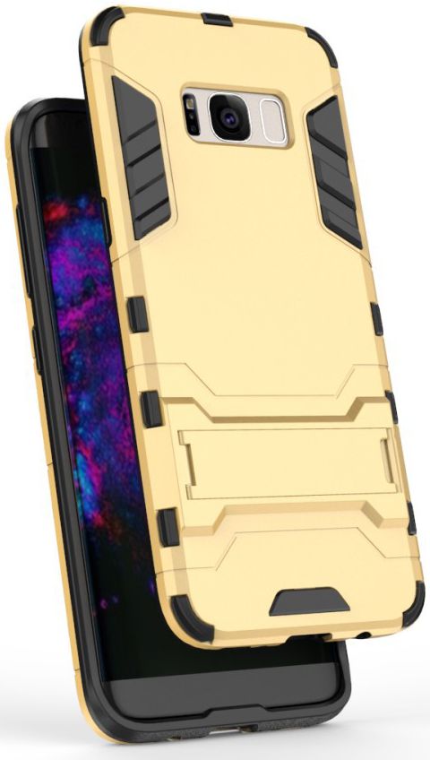 Hybride Samsung Galaxy S8 Plus Hoesje Goud afbeelding 3