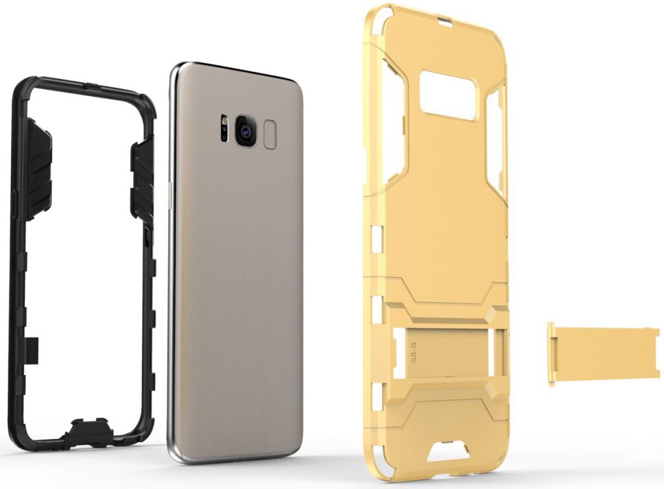 Hybride Samsung Galaxy S8 Plus Hoesje Goud afbeelding 5