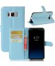Samsung Galaxy S8 Plus Portemonnee Hoesje Blauw