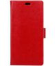 LG G6 Portemonnee Hoesje met Standaard Rood