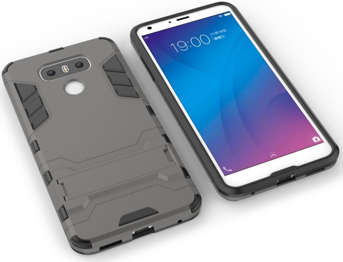 Hybride LG G6 Hoesje Grijs afbeelding 5