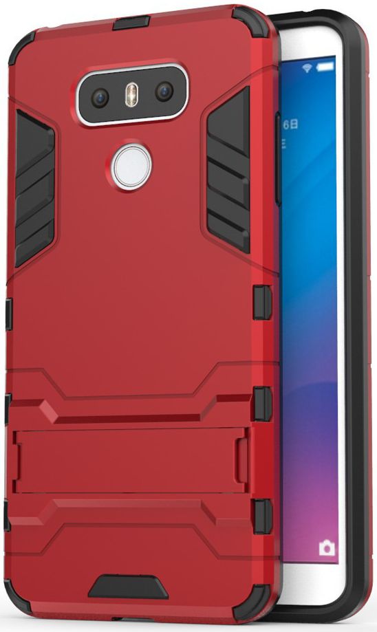 Hybride LG G6 Hoesje Rood afbeelding 1