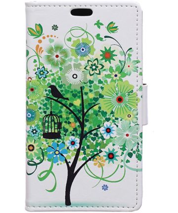 LG G6 Portemonnee Print Hoesje Green Tree Hoesjes
