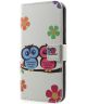 Huawei P10 Portemonnee Print Hoesje Love Owls
