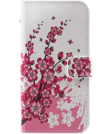 Huawei P10 Portemonnee Print Hoesje Blossom Hoesjes