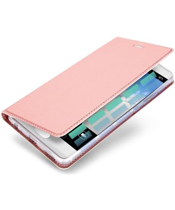 Dux Ducis Huawei P10 Plus Premium Bookcase Hoesje Roze Goud Hoesjes